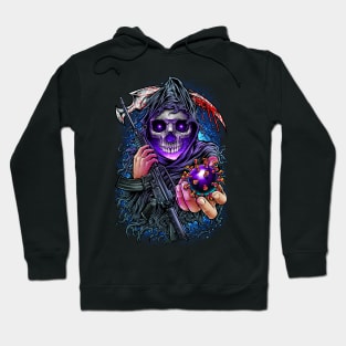 Grim reaper anarchy virus Hoodie